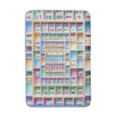 Tapis De Bain L'heure-milliampère Jongg couvre de tuiles le (Devant (Vertical))