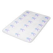 Tapis De Bain L'Homme Coure La Silhouette Gradient Et La Ligne D (Angle)