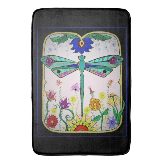 Tapis De Bain libellule (devant Vertical)