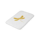 Tapis De Bain libellule jaune (Angle)