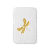 Tapis De Bain libellule jaune (Devant (Vertical))