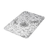 Tapis De Bain libellules et fleurs (Angle)