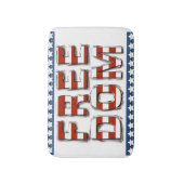 Tapis De Bain Liberté - Étoiles et rayures (Devant (Vertical))