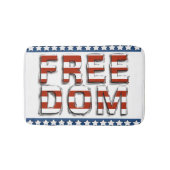 Tapis De Bain Liberté - Étoiles et rayures (Devant)