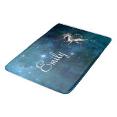 Tapis De Bain Licorne céleste personnalisable (Angle)