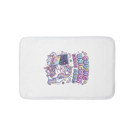 Tapis De Bain Licorne Coding Licorne Debug Squad Marché Charmeur (Devant)