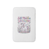 Tapis De Bain Licorne Douce Prairie Licorne Adorable Conception (Devant (Vertical))