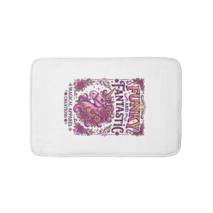 Tapis De Bain Licorne funky et fantastique design stylé Zazzle_
