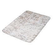 Tapis De Bain liège blanc rustique (Angle)