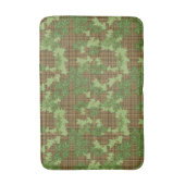 Tapis De Bain Lierre vert sur plaid doré noir (Devant (Vertical))