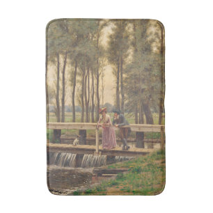 Tapis De Bain Lieu de rendez-vous romantique (par Edmund Blair L