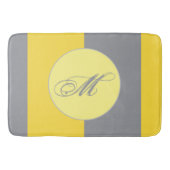 Tapis De Bain Light Yellow and Soft Gray Customize (Devant)