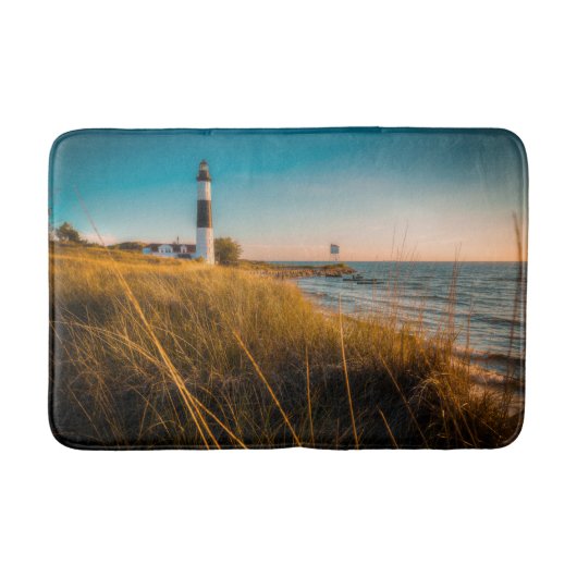 Tapis De Bain Lighthouses | Big Sable Lighthouse Ludington (Devant)
