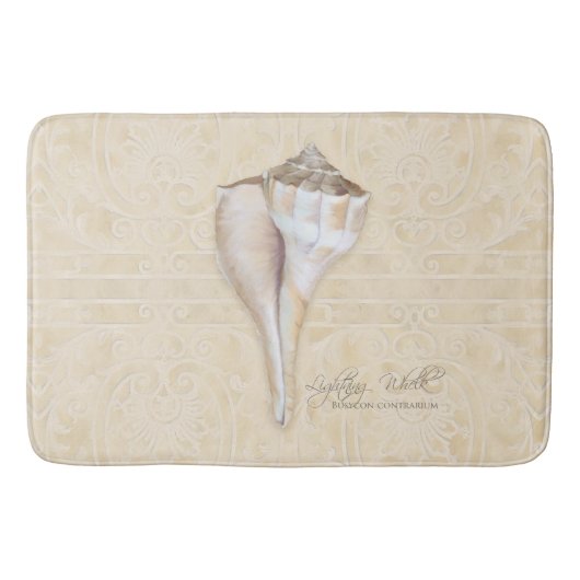 Tapis De Bain Lightning Welk Beach Ocean Décor côtier (Devant)