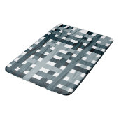 Tapis De Bain Ligne ombrée bleue (Angle)