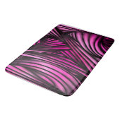 Tapis De Bain Lignes Abstraites en rose (Angle)