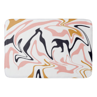 Tapis De Bain Lignes Abstraites modernes