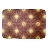 Tapis De Bain Lignes de répétition étranges générant des cercles (Devant)