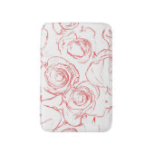 Tapis De Bain Lignes directrices de Red Roses (Devant (Vertical))