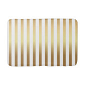 Tapis De Bain Lignes d'or élégantes (Devant)