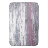 Tapis De Bain Lignes en gris rose (devant Vertical)