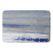 Tapis De Bain Lignes grises, blanches et bleues (Devant)
