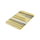 Tapis De Bain Lignes peintes à la main - jaune (Angle)