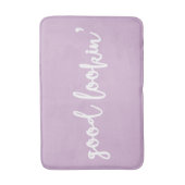 Tapis De Bain Lilac Bonne Recherche Calligraphie Script Mat de b (Devant (Vertical))