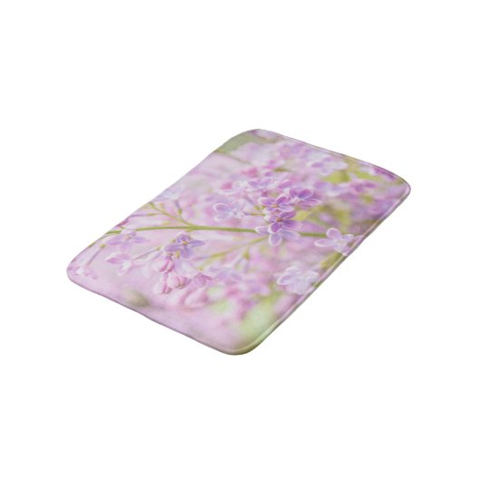 Tapis De Bain Lilac Fleurs Mist (Angle)