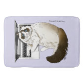 Tapis De Bain Lilac Lapon Chat Drôle Mignonne (Devant)