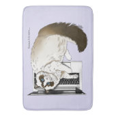 Tapis De Bain Lilac Lapon Chat Drôle Mignonne (devant Vertical)