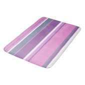 Tapis De Bain Lilac rayures (Angle)