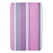Tapis De Bain Lilac rayures (devant Vertical)