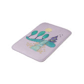 Tapis De Bain Lilas maison (Angle)