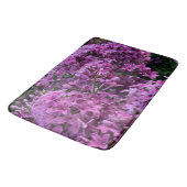 Tapis De Bain lilas rose violet | photo florale rose romantique (Angle)