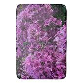 Tapis De Bain lilas rose violet | photo florale rose romantique (devant Vertical)