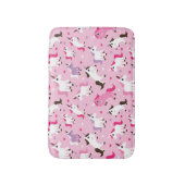 Tapis De Bain l'illustration de licorne badine l'arrière - plan (Devant (Vertical))