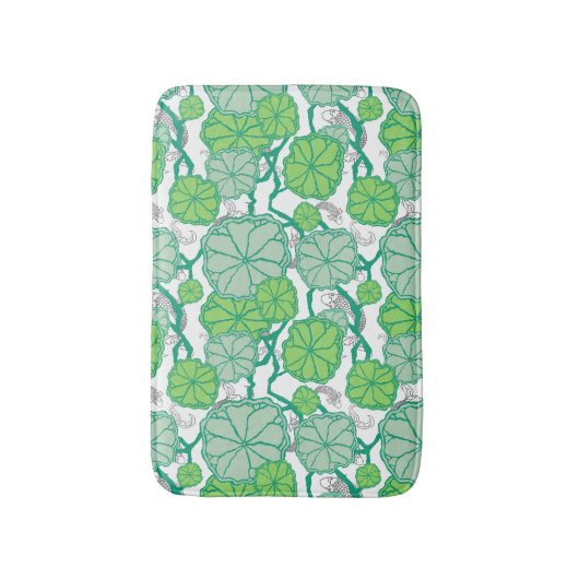 Tapis De Bain Lily Pad Koi (Devant (Vertical))