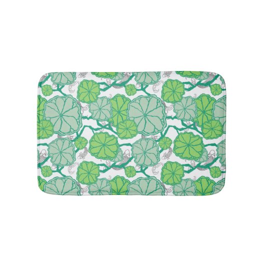 Tapis De Bain Lily Pad Koi (Devant)