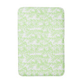 Tapis De Bain Lime Green Vine naturelle Ligne décorative Art (Devant (Vertical))