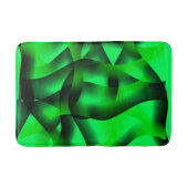 Tapis De Bain Lime vert et noir ondulation, avec ombre? (Devant)