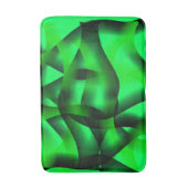 Tapis De Bain Lime vert et noir ondulation, avec ombre? (Devant (Vertical))