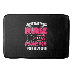 Tapis De Bain L'infirmière a deux titres : infirmière et maman F