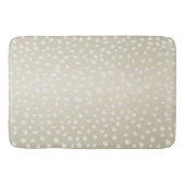 Tapis De Bain Linge Beige traditionnel Motif aléatoire moderne (Devant)