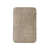 Tapis De Bain Linge brut : Tissu texturé naturel. (Devant (Vertical))
