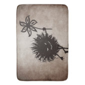 Tapis De Bain L'insecte mauvais donne le cru de fleur (devant Vertical)