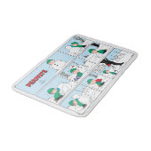 Tapis De Bain Linus Construit Un Snowman (Angle)