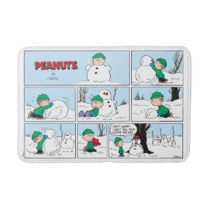 Tapis De Bain Linus Construit Un Snowman