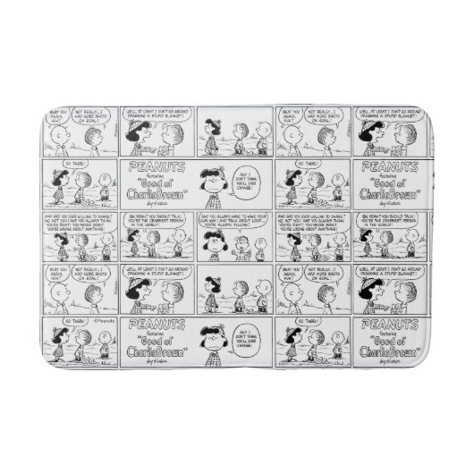 Tapis De Bain Linus raconte Lucy Elle est Crabby (Devant)