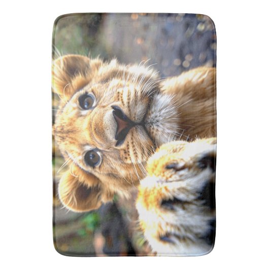Tapis De Bain Lion (devant Vertical)